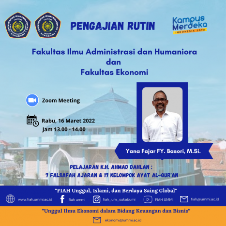 Regular Recitation of FIAH and FE Regular Recitation of FIAH and FE