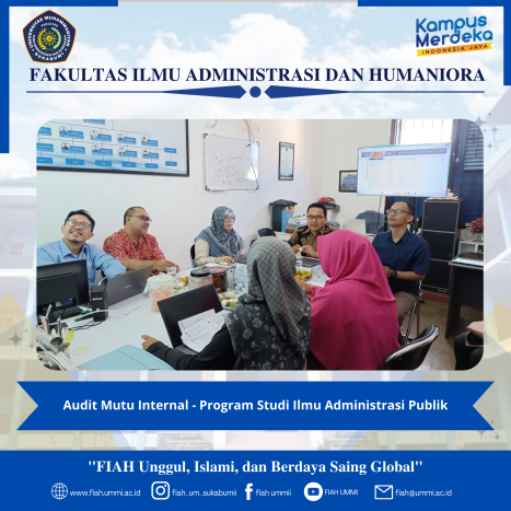 Internal Quality Audit of the X Cycle of the Public Administration Study Program Internal Quality Audit of the X Cycle of the Public Administration Study Program
