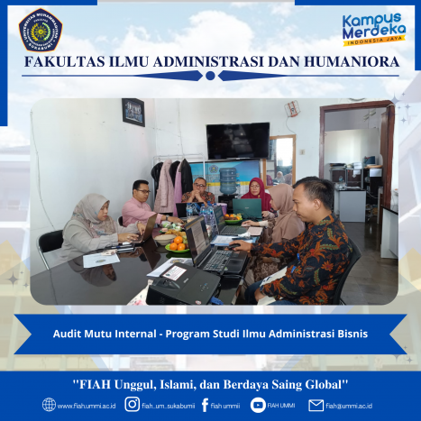 Internal Quality Audit of the X Cycle of the Business Administration Study Program Internal Quality Audit of the X Cycle of the Business Administration Study Program