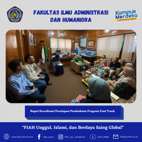 Coordination Meetings to prepare Fast Track Program Coordination Meetings to prepare Fast Track Program