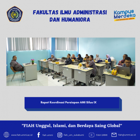 Coordination meetings to prepare AMI cycle of IX Coordination meetings to prepare AMI cycle of IX