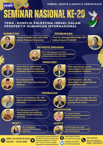 National Seminar FK DFISIP: 20th Edition National Seminar FK DFISIP: 20th Edition