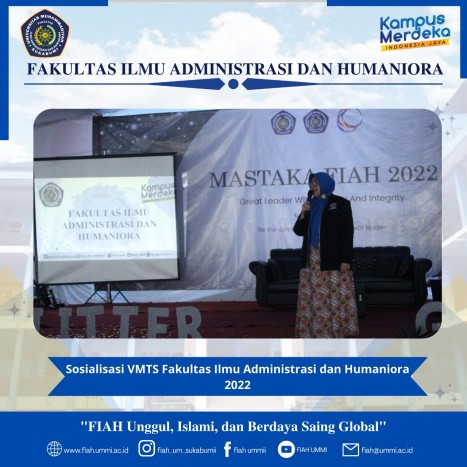socialization of FIAH’s VMTS socialization of FIAH’s VMTS